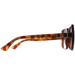 Square Dark Havana Brown Gradient GG0632S