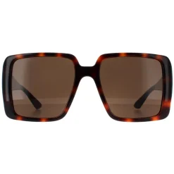 Square Dark Havana with Gold Dark Brown GG1692S