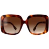 Square Light Havana Brown Gradient BE4363