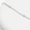 Sterling Silver 925 Polished Slinky Station Bracelet