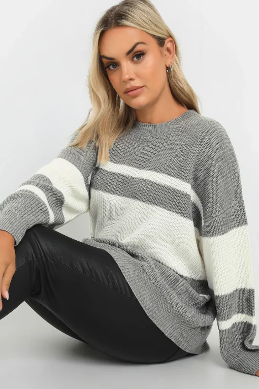 Striped Knit Jumper