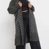 Striped Longline Cardigan