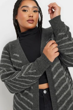 Striped Longline Cardigan