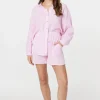 Striped Tie Waist Relaxed Shorts
