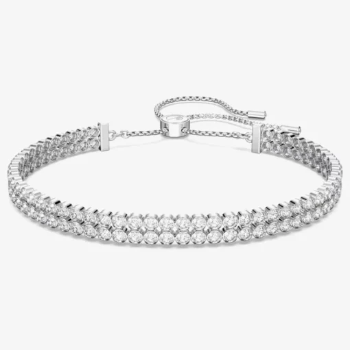 Subtle Rhodium Plated Crystal Bracelet 5221397