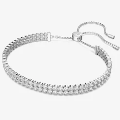Subtle Rhodium Plated Crystal Bracelet 5221397