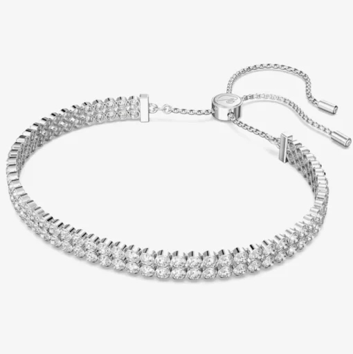 Subtle Rhodium Plated Crystal Bracelet 5221397