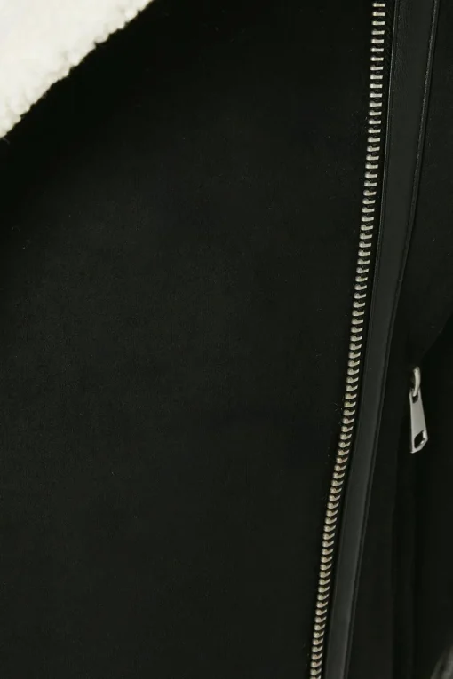 Suede Shearling Gilet