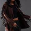 Suedette Western Fringed Jacket