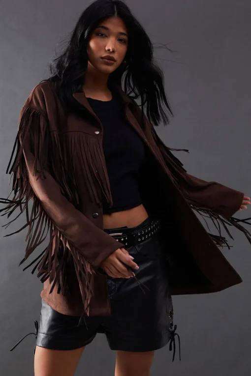 Suedette Western Fringed Jacket