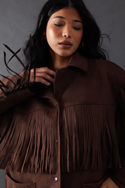 Suedette Western Fringed Jacket
