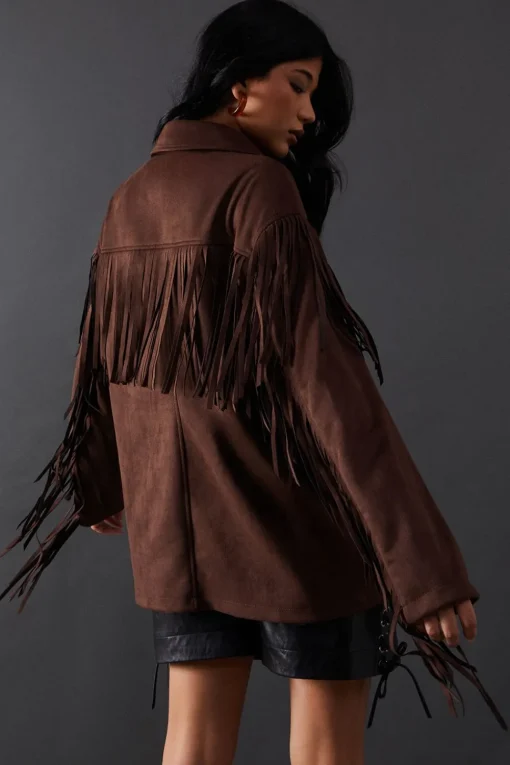 Suedette Western Fringed Jacket