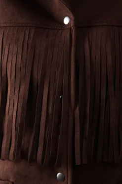 Suedette Western Fringed Jacket