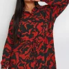 Swirl Print Tunic Shirt