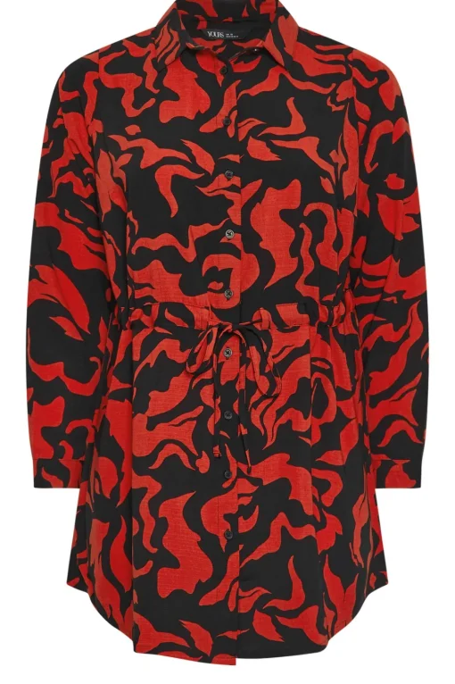 Swirl Print Tunic Shirt