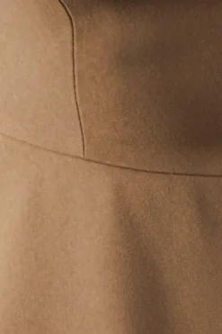 Tailored Collared Cinched Waist Waistcoat