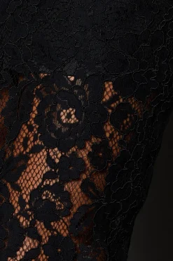 Tailored Lace Maxi Skirt