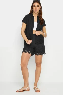 Tall Broderie Shorts