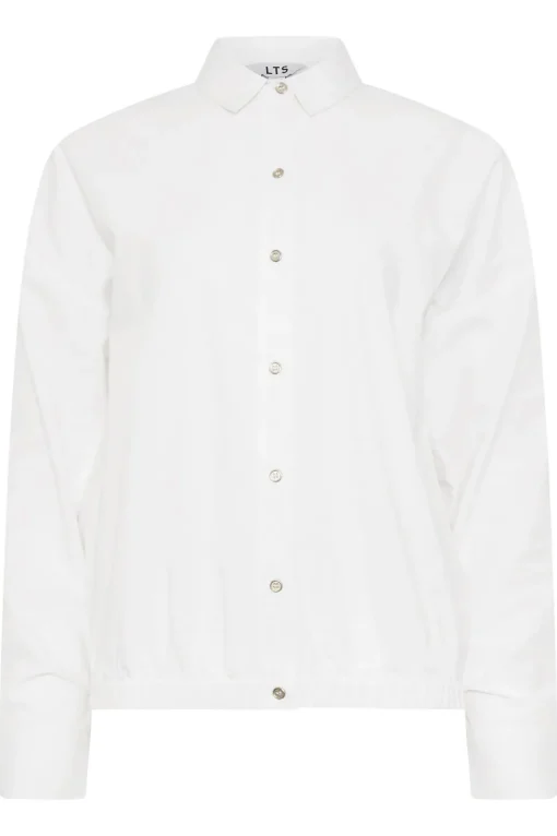 Tall Cotton Elasticated Hem Shirt