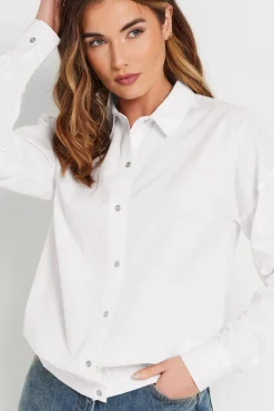 Tall Cotton Elasticated Hem Shirt