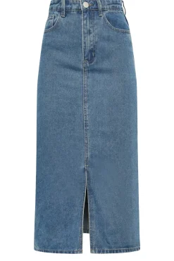 Tall Denim Midi Skirt