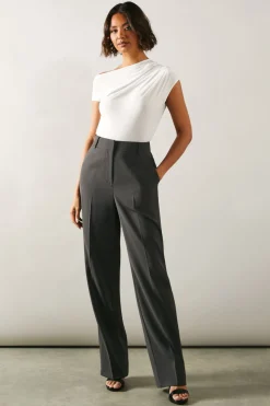 Tall High Waist Straight Leg Trouser