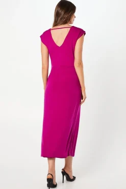 Tall Jersey Buckle Detail Midi Dress