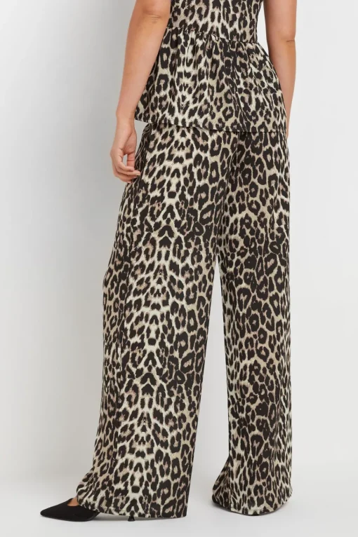 Tall Leopard Print Trousers