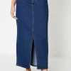 Tall Maxi Denim Skirt