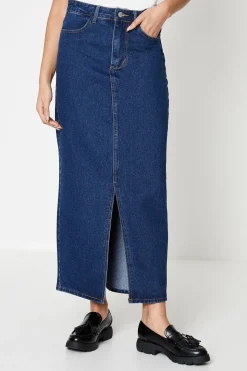 Tall Maxi Denim Skirt