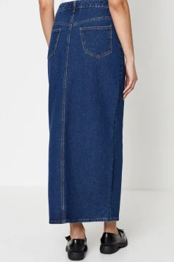 Tall Maxi Denim Skirt