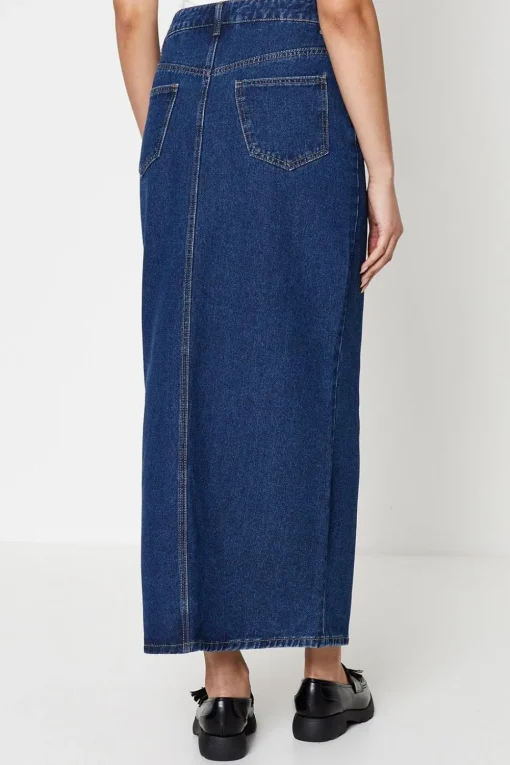 Tall Maxi Denim Skirt