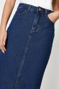 Tall Maxi Denim Skirt