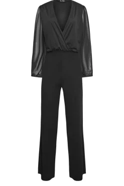 Tall Mesh Sleeve Jumpsuit
