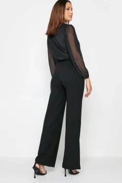 Tall Mesh Sleeve Jumpsuit