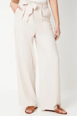 Tall Paperbag Straight Leg Trouser