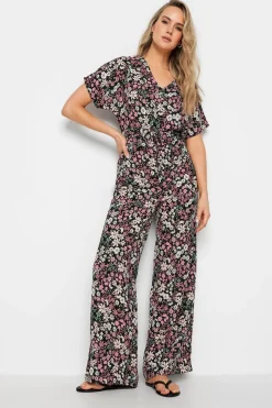 Tall Printed Tie Waist Jumpsuit