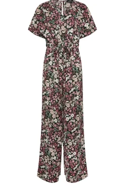 Tall Printed Tie Waist Jumpsuit