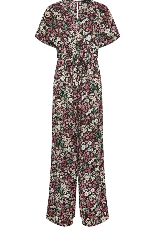 Tall Printed Tie Waist Jumpsuit