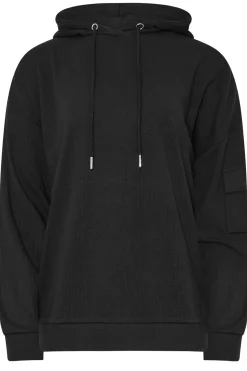 Tall Ribbed Cargo Hoodie