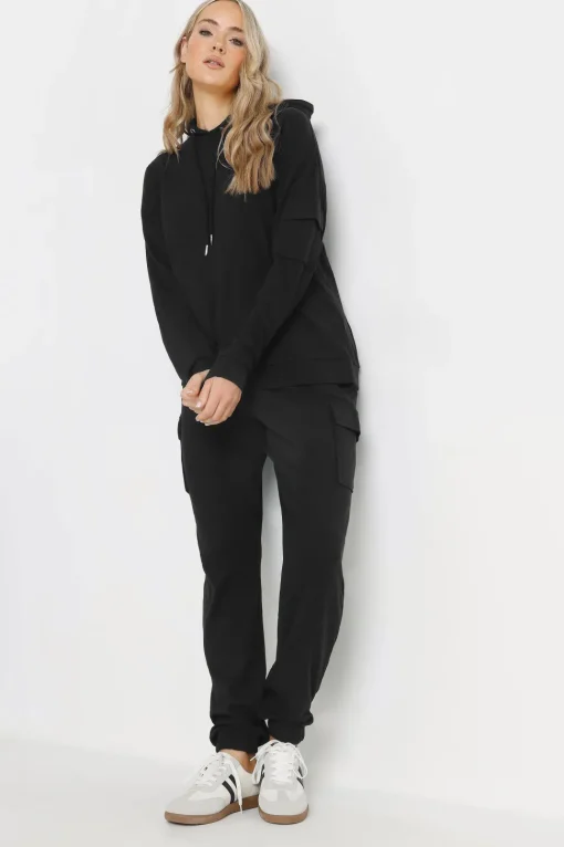 Tall Ribbed Cargo Hoodie
