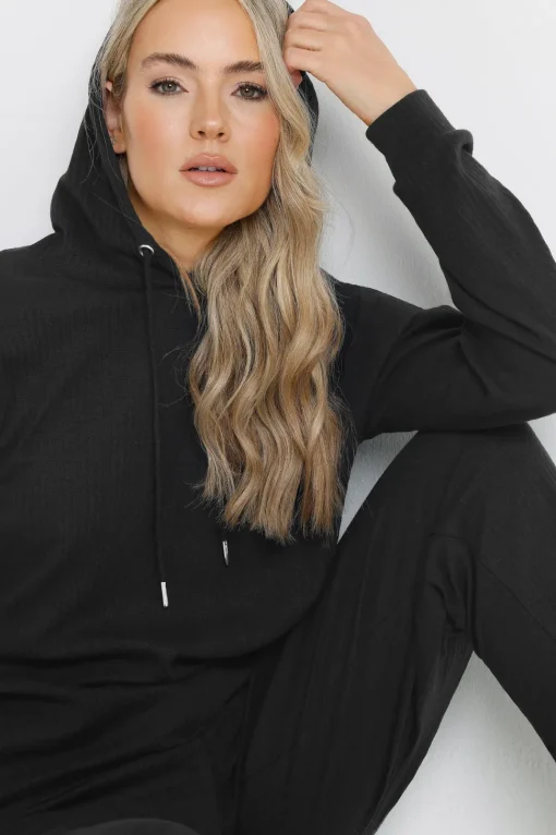 Tall Ribbed Cargo Hoodie