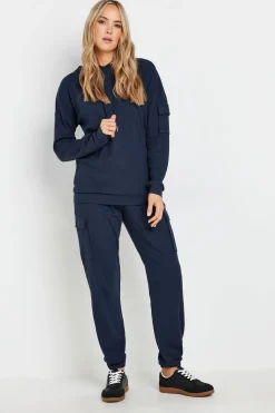 Tall Ribbed Cargo Joggers