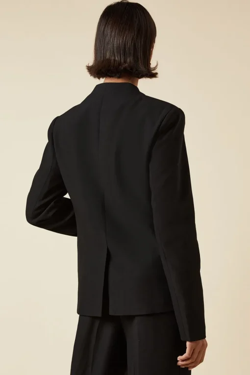 Tall Satin Sweetheart Neckline Jacket