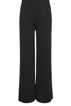 Tall Side Pipe Detail Wide Leg Trousers
