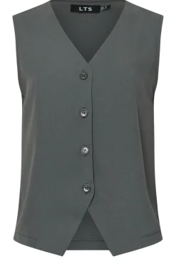 Tall Sleeveless Waistcoat Top
