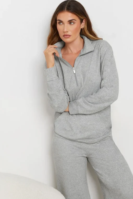 Tall Soft Touch Zip Jumper