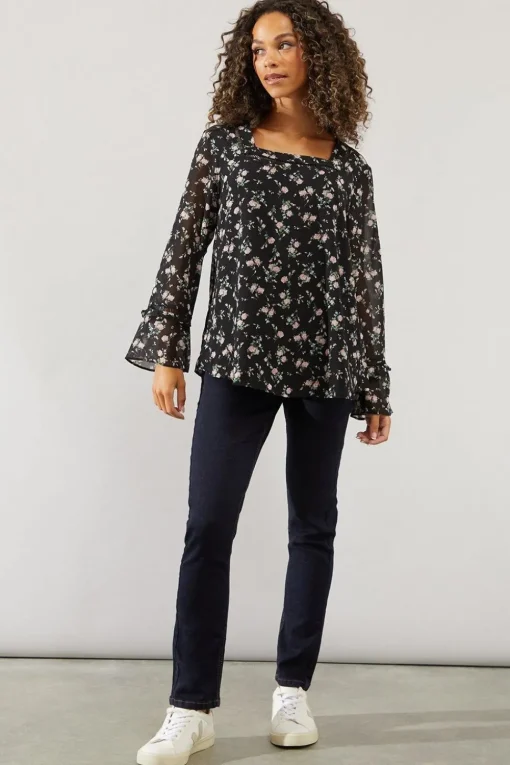 Tall Square Neck Blouse
