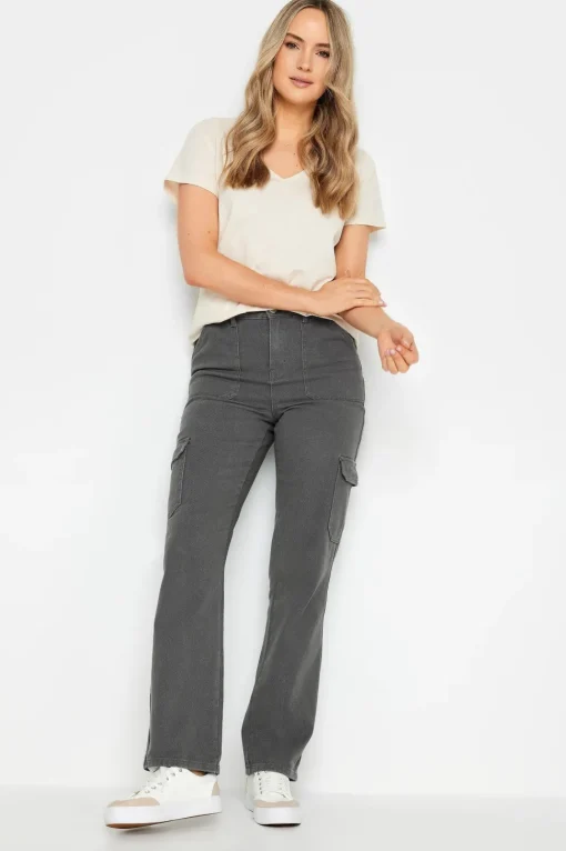 Tall Straight Leg Cargo Jeans