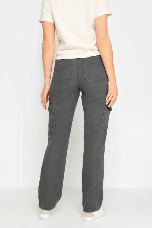Tall Straight Leg Cargo Jeans